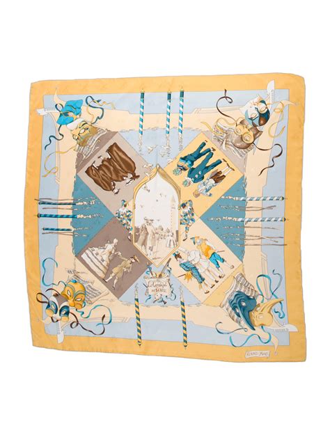 Hermes Le Carnival de Venise Scarf 